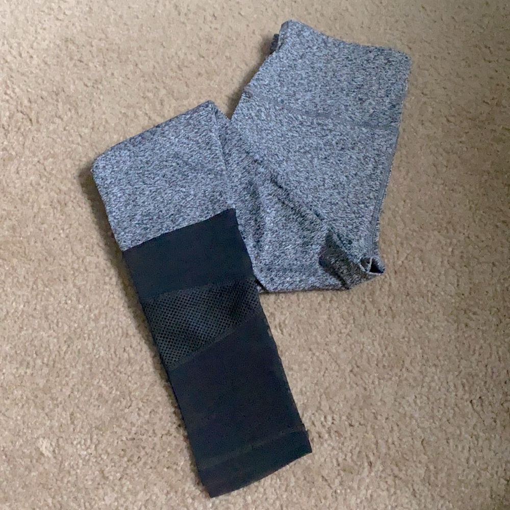 Grey and Black Leggings